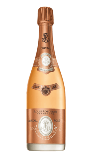 Louis Roederer Cristal Millesime Brut Rosé 1996 Magnum represents the pinnacle of Champagne craftsmanship. In stock at Happy Wine Online.